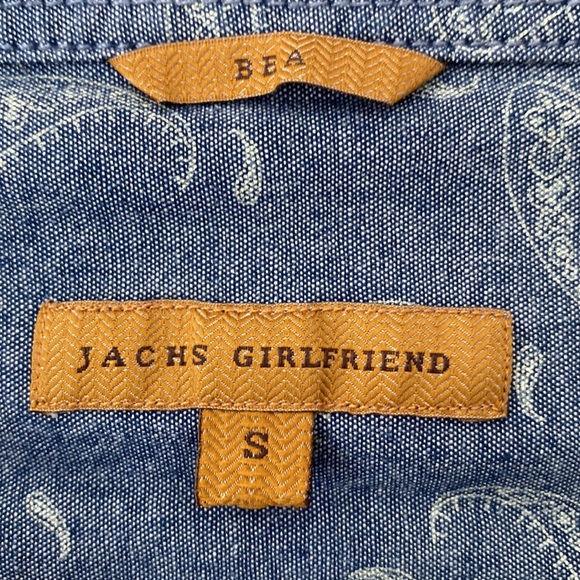 JACHS Girlfriend western Bea plaid flannel Long Sleeve Button down plaid Shirt - Picture 6 of 8